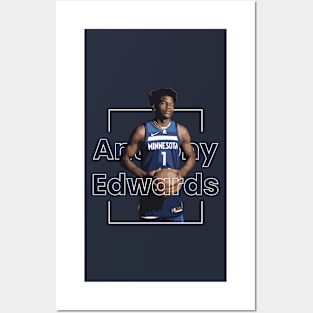 Anthony Edwards Minnesota Posters and Art